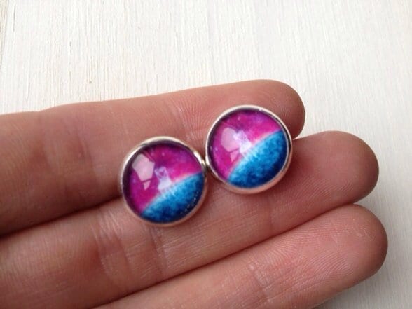 post earrings "Under the Stars"