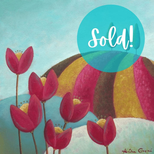 Blushing Blooms | Original Painting | Original Art by Amélie Gagné