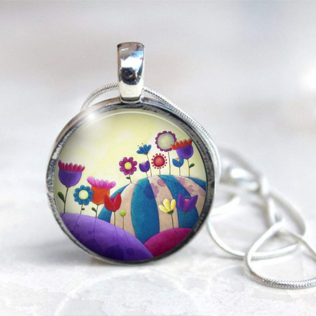 Flower Necklace "Blooming Meadows"