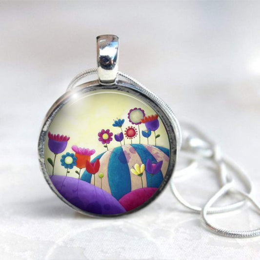 Flower Necklace "Blooming Meadows"