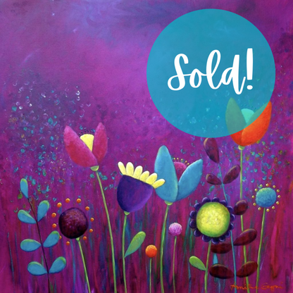 Purple Haze | Original Painting | Original Art by Amélie Gagné