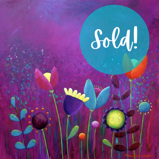 Purple Haze | Original Painting | Original Art by Amélie Gagné