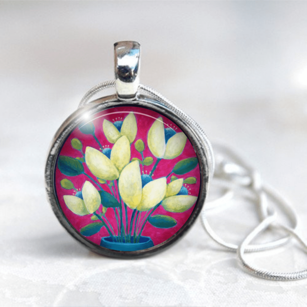 Yellow Blooms Necklace