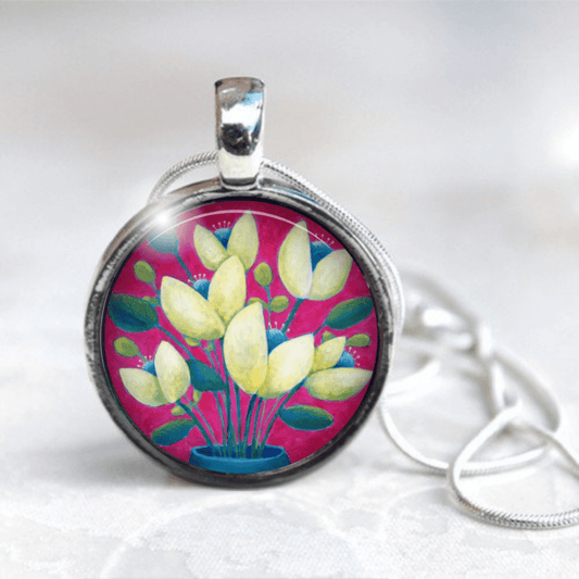 Yellow Blooms Necklace