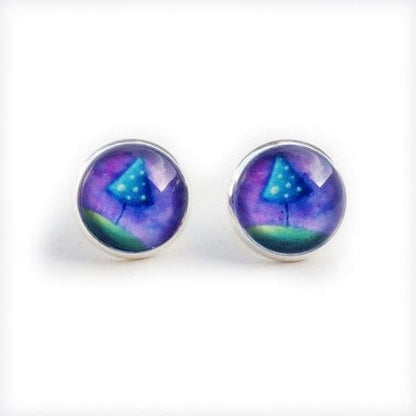 post earrings "A Gentle Breeze"