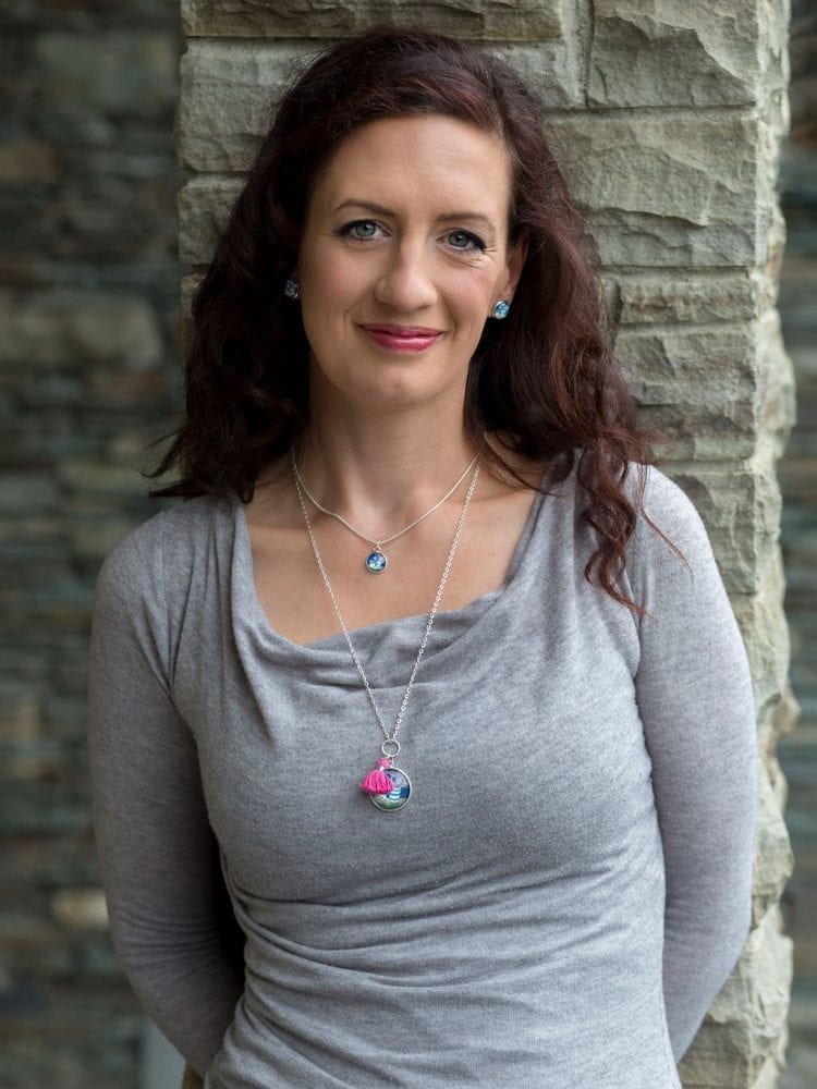 Mini Pink and Grey necklace