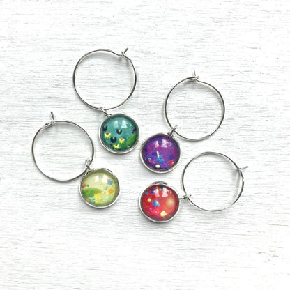 wine glass charms