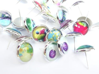 Shamrock stud earrings | Irish earrings