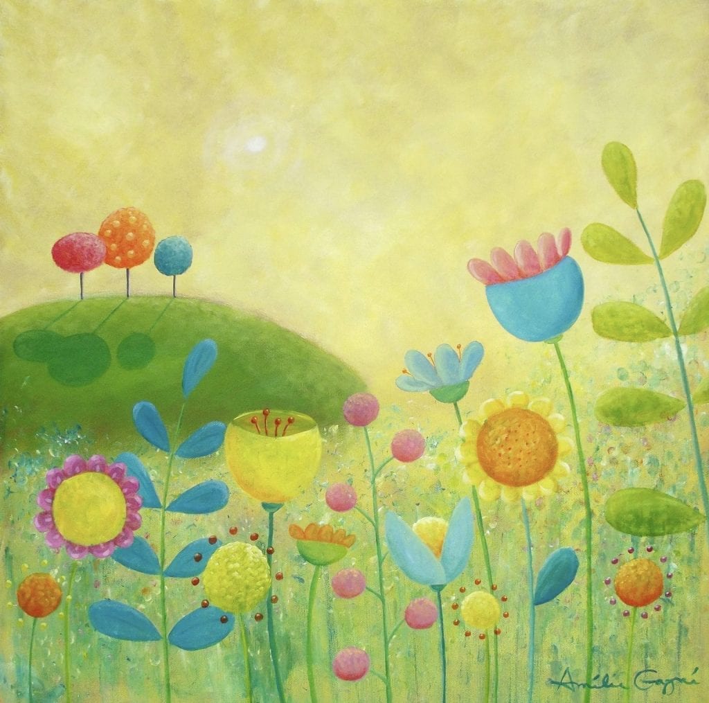 Lemon Meringue Sky Original Painting