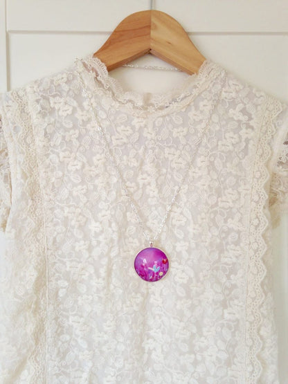 Large Necklace "Purple"