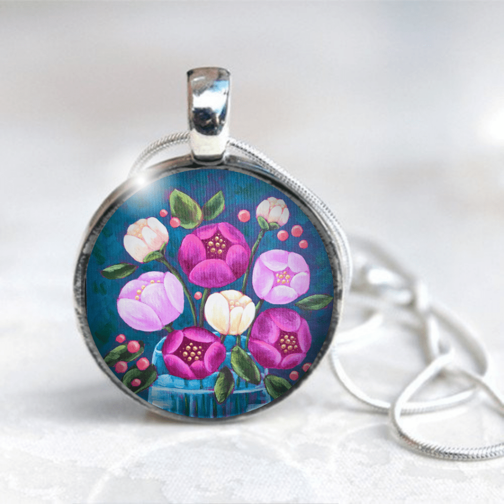 Peonies Necklace