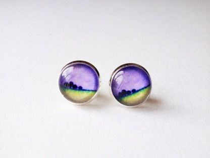 post earrings "After the Storm"