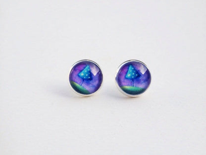 post earrings "A Gentle Breeze"