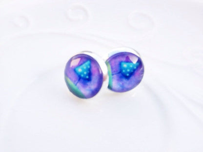 post earrings "A Gentle Breeze"