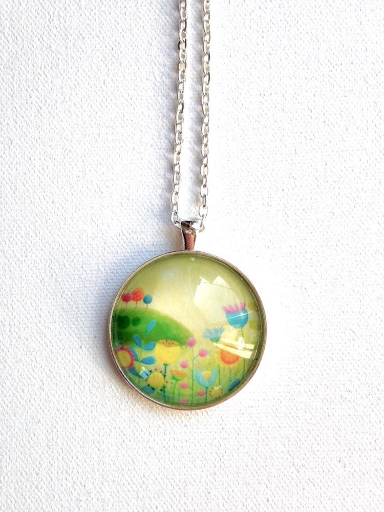 Large Necklace "Yellow"