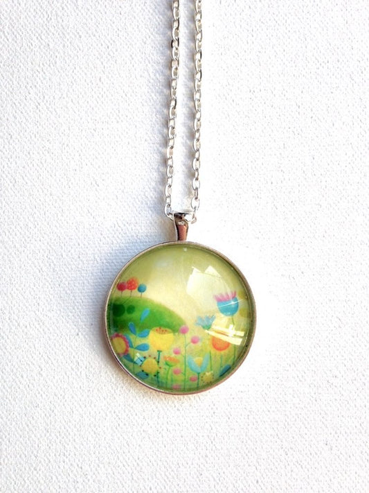 Large Necklace "Yellow"