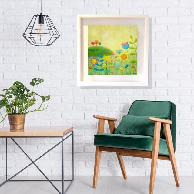 Lemon Meringue Sky | Original Painting | Original Art by Amélie Gagné