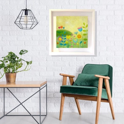 Lemon Meringue Sky | Original Painting | Original Art by Amélie Gagné