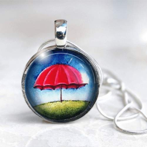 Ireland necklace umbrella necklace